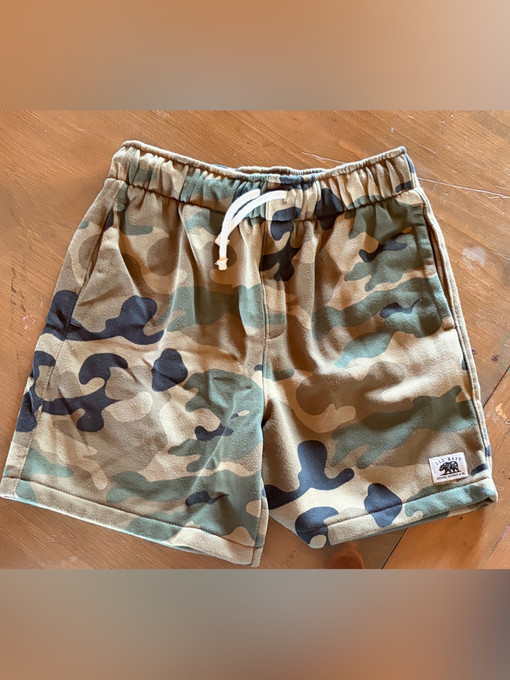 Old Navy Men's Camouflage Pull-On Shorts - Green, Tan, Black